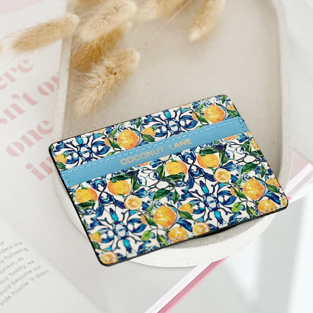 Cocopup Card Holders-Amalfi Lemon Card Holder by Coconut Lane