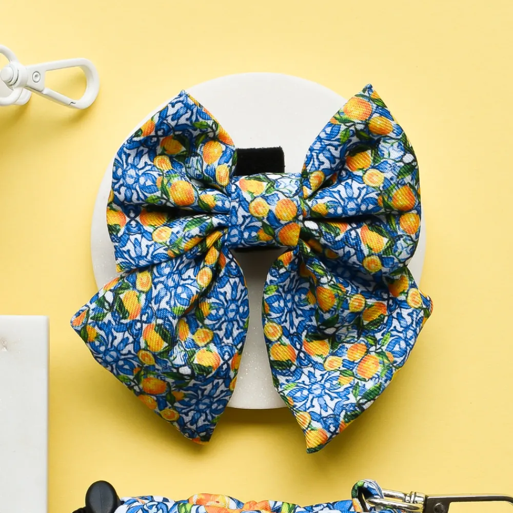Cocopup Sailor Bow Ties-Amalfi Lemon Sailor Bow Tie