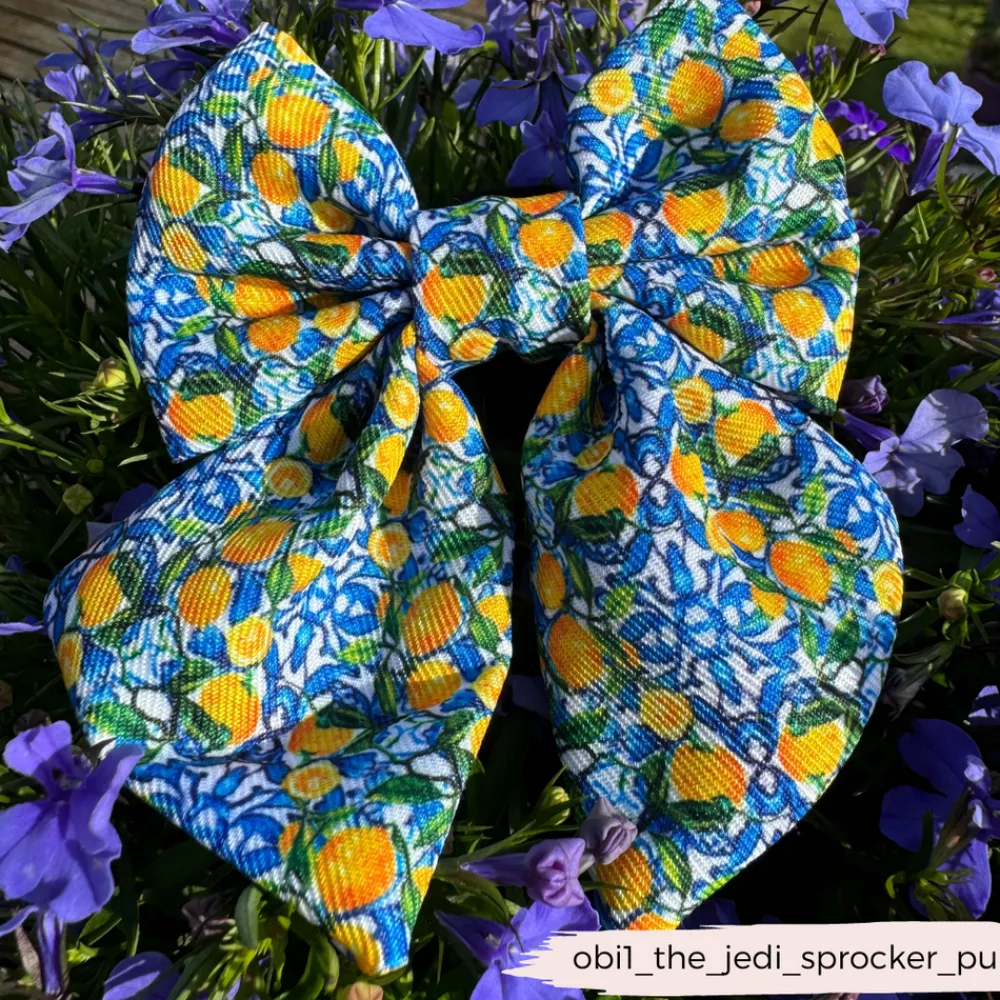 Cocopup Sailor Bow Ties-Amalfi Lemon Sailor Bow Tie