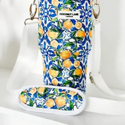 Cocopup Tumbler Carry Cases-Amalfi Lemon Tumbler Carry Case by Coconut Lane
