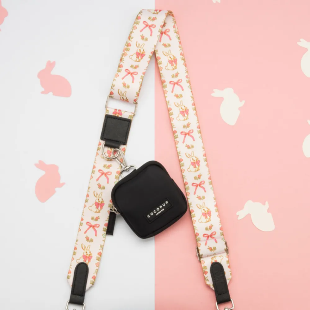 Cocopup Bag Straps-Bag Strap - Bow-tiful Bunny