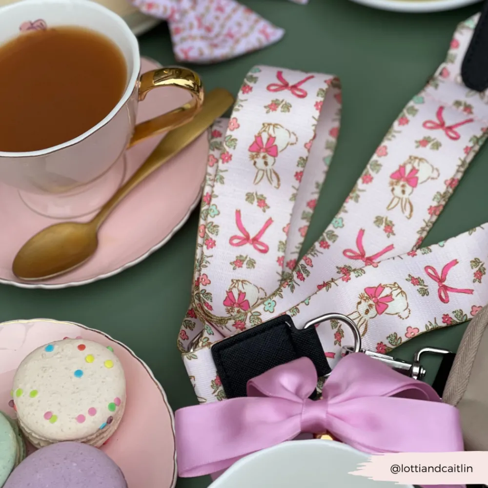 Cocopup Bag Straps-Bag Strap - Bow-tiful Bunny