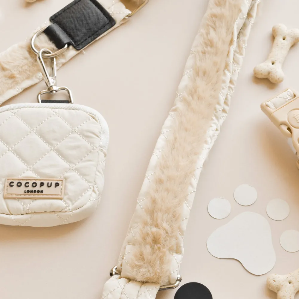 Cocopup Bag Straps-Bag Strap - Cream Quilted