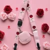 Cocopup Bag Straps-Bag Strap - Embroidered Roses Teddy
