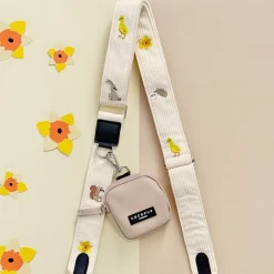 Cocopup Bag Straps-Bag Strap - Embroidered Woodland Walkies