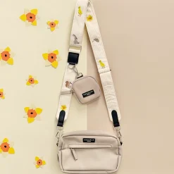 Cocopup Bag Straps-Bag Strap - Embroidered Woodland Walkies