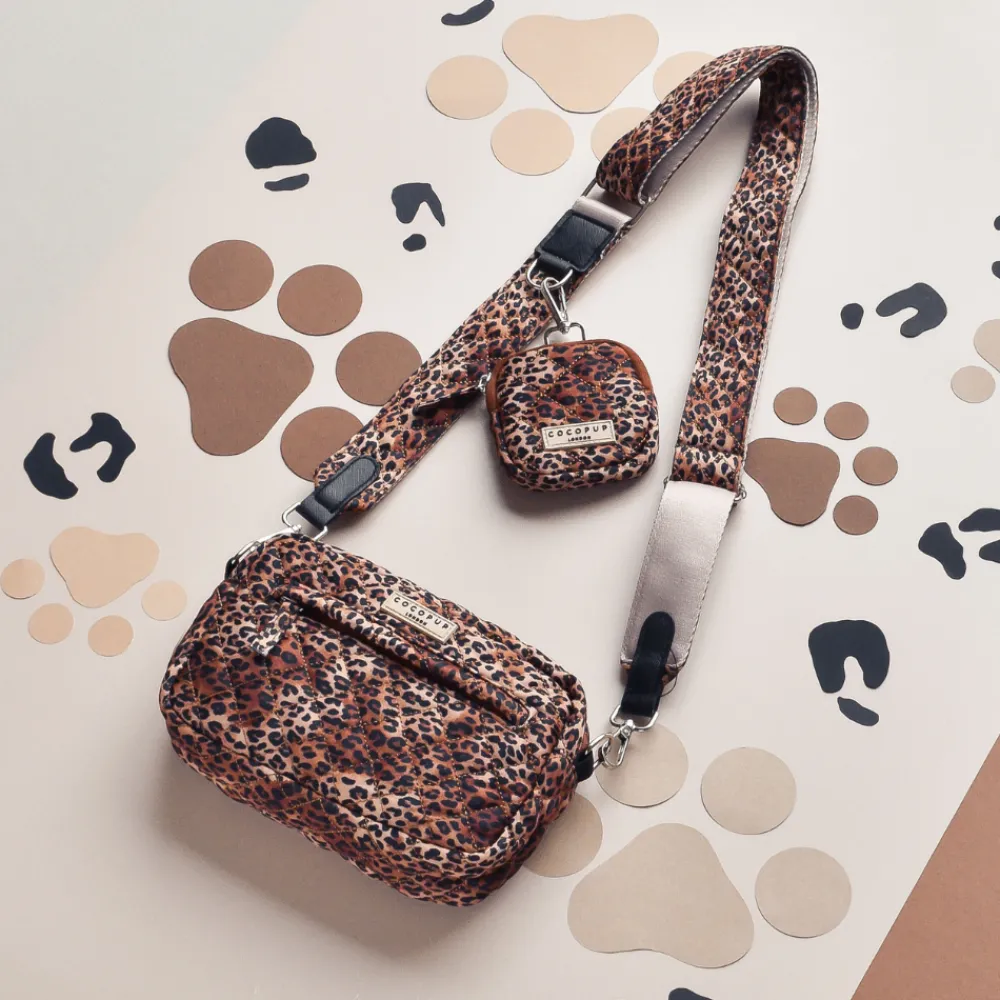 Cocopup Bag Straps-Bag Strap - Quilted Leopard Pup