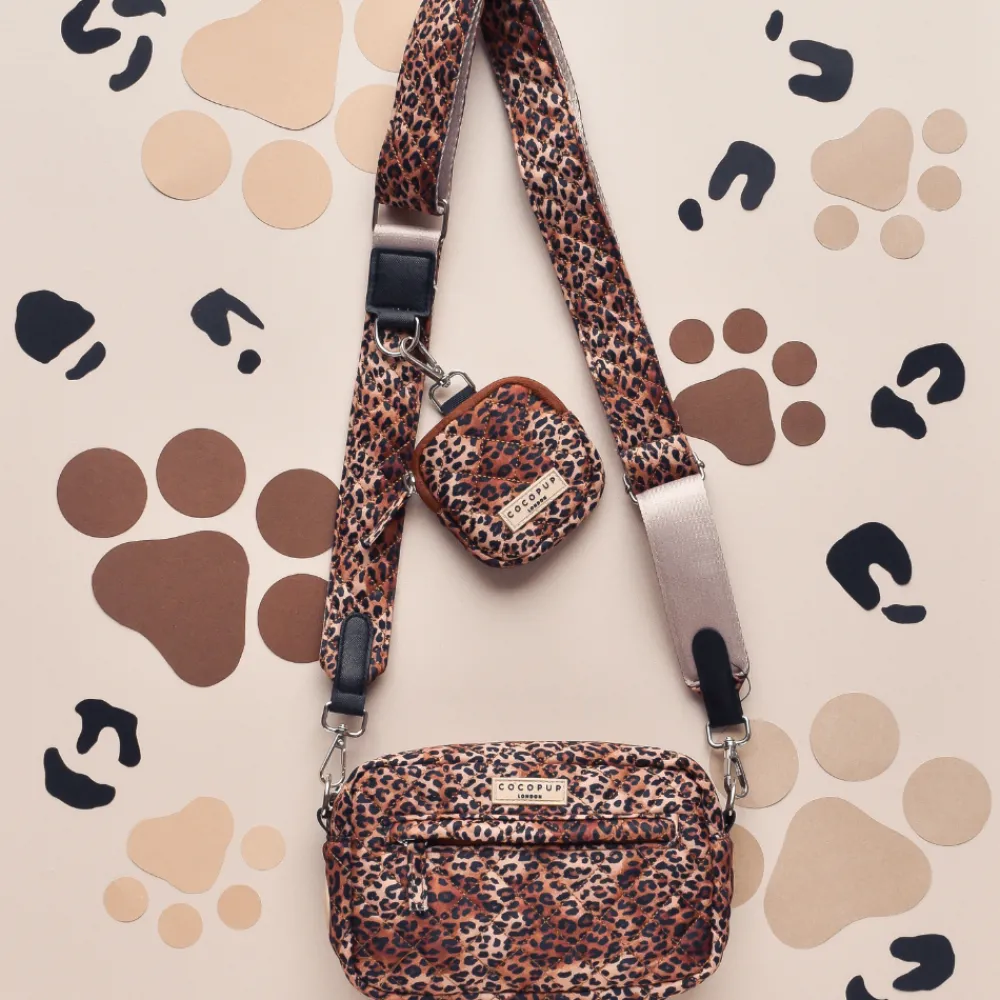 Cocopup Bag Straps-Bag Strap - Quilted Leopard Pup