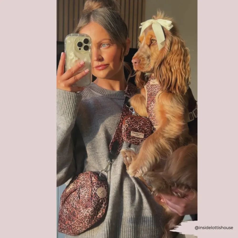 Cocopup Bag Straps-Bag Strap - Quilted Leopard Pup