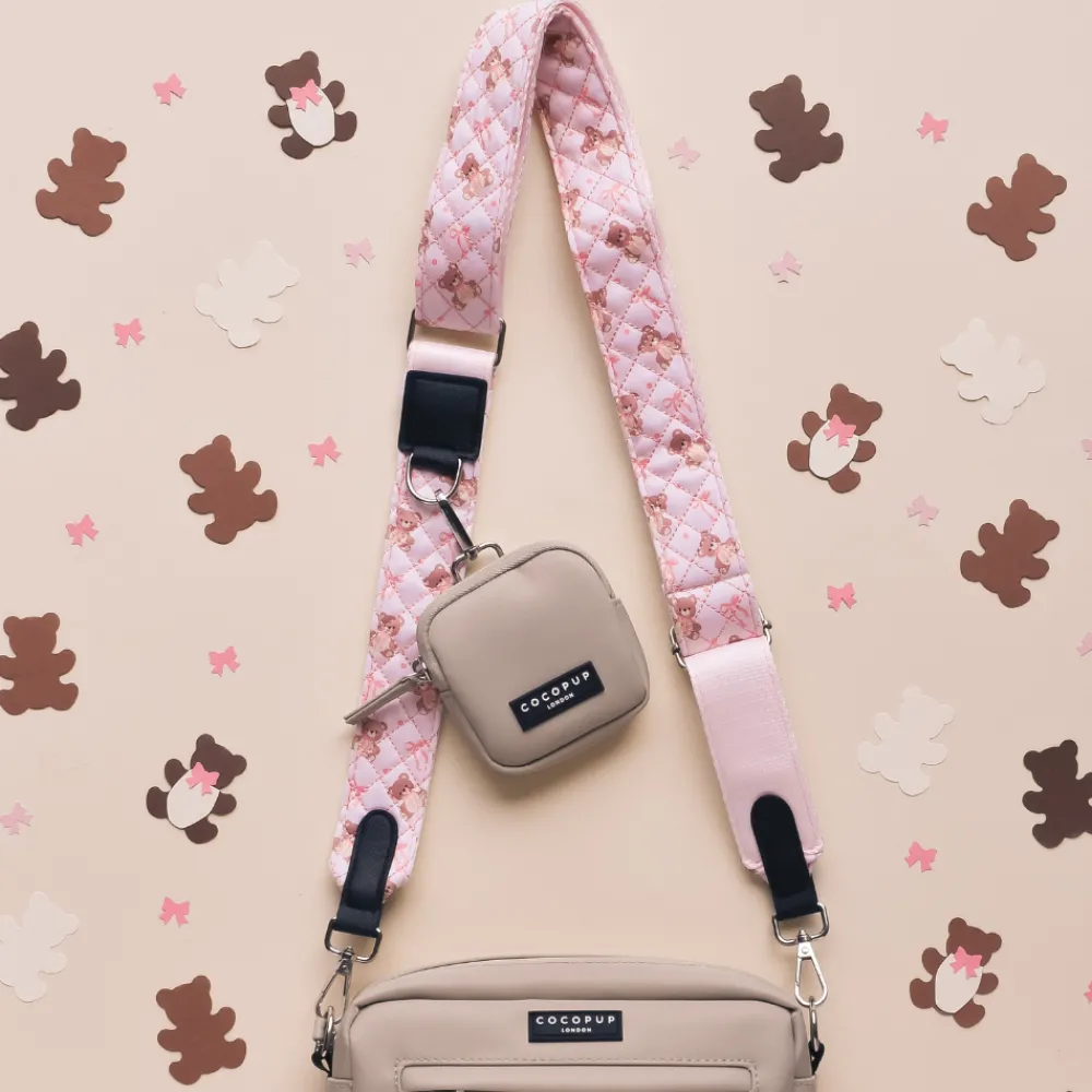Cocopup Bag Straps-Bag Strap - Quilted Thea Teddy
