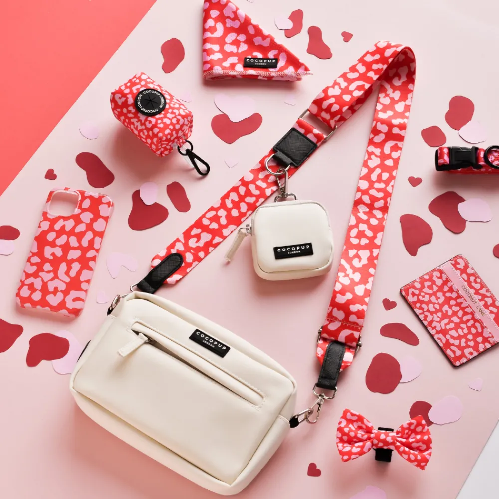 Cocopup Bag Straps-Bag Strap - Red & Pink Leopard