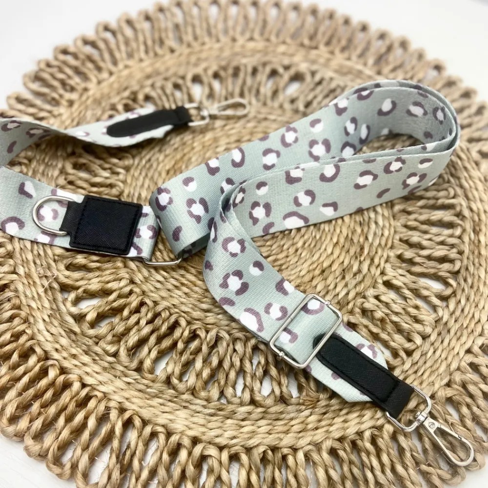Cocopup Bag Straps-Bag Strap - Sage Leopard