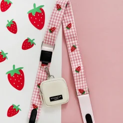 Cocopup Bag Straps-Bag Strap - Strawberry Picnic Pup