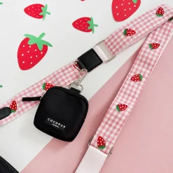 Cocopup Bag Straps-Bag Strap - Strawberry Picnic Pup