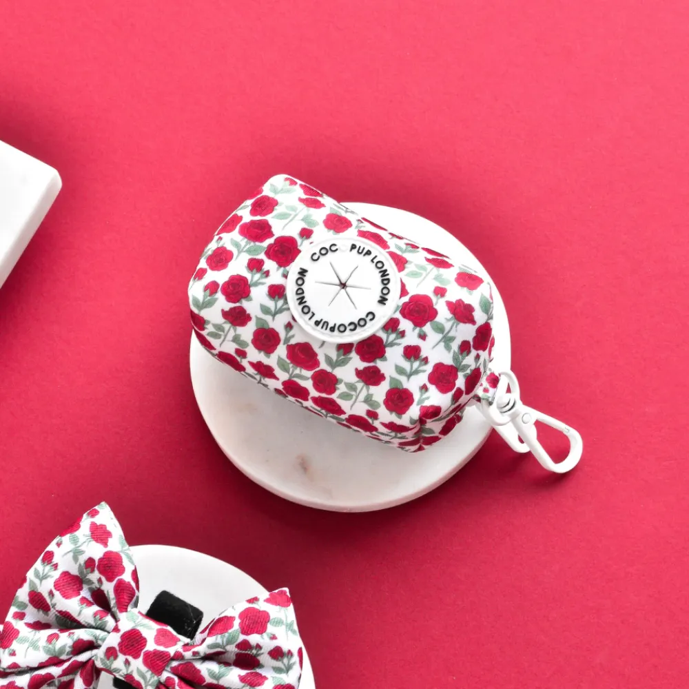 Cocopup Poop Bag Holders | Poop Bag Holders-Barkquet of Roses Poop Bag Holder