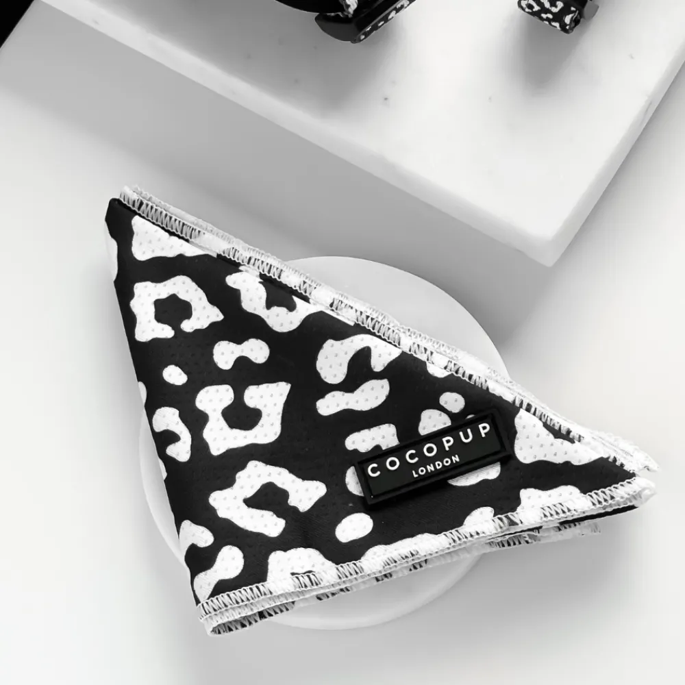 Cocopup Bandanas-Black Leopard Bandana