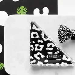 Cocopup Bandanas-Black Leopard Bandana