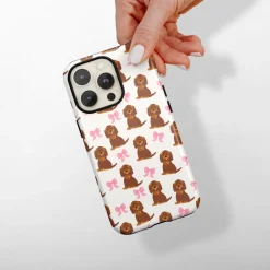 Cocopup Tough Phone Cases-Bows & Besties Tough Phone Case - Dachshund