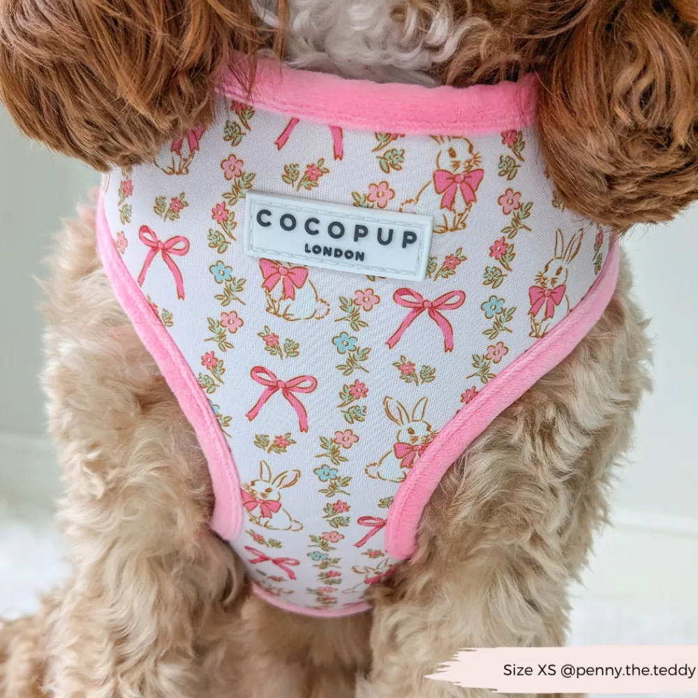 Cocopup Adjustable Neck Harnesses-Bow-tiful Bunny Adjustable Neck HARNESS