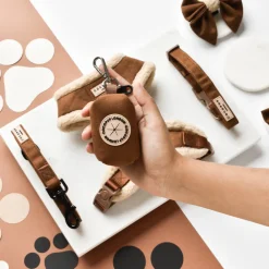 Cocopup Poop Bag Holders | Poop Bag Holders-Brown Aviator Poop Bag Holder