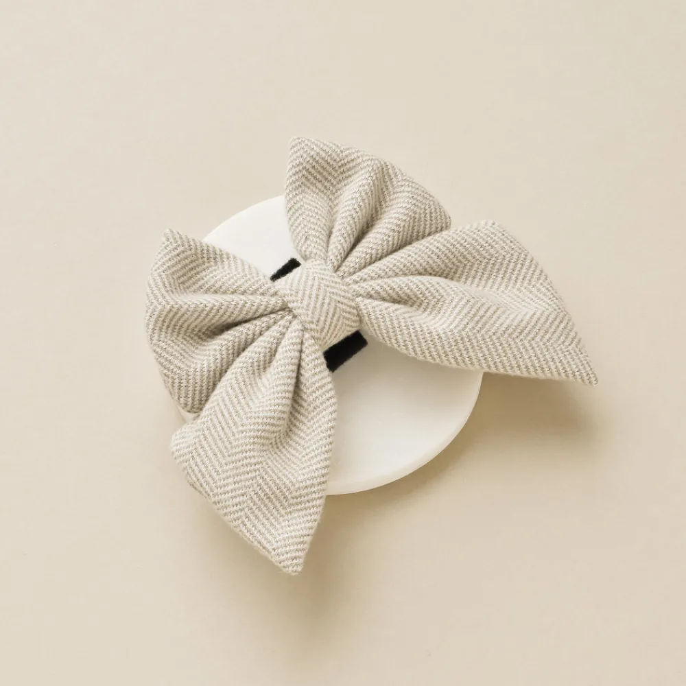 Cocopup Sailor Bow Ties-Brown Tweed Sailor Bow Tie