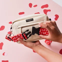 Cocopup Bum Bag Bundles-Bum Bag Bundle - Oyster White + Red & Pink Leopard