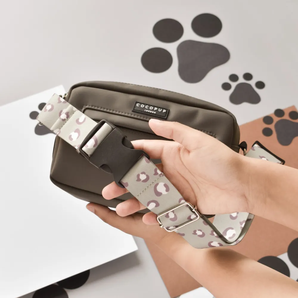 Cocopup Bum Bag Straps-Bum Bag Strap - Sage Leopard