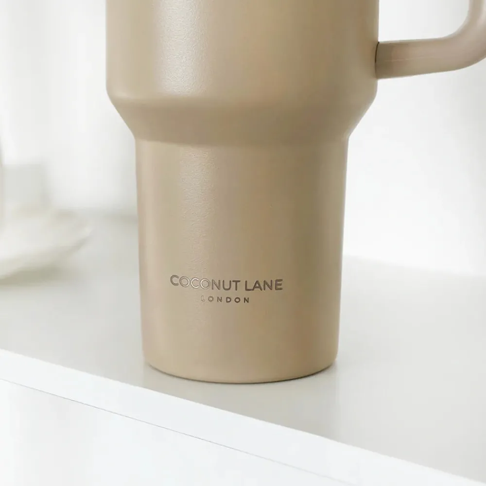 Cocopup Tumblers-Caramel Latte Stainless Steel Tumbler - By Coconut Lane