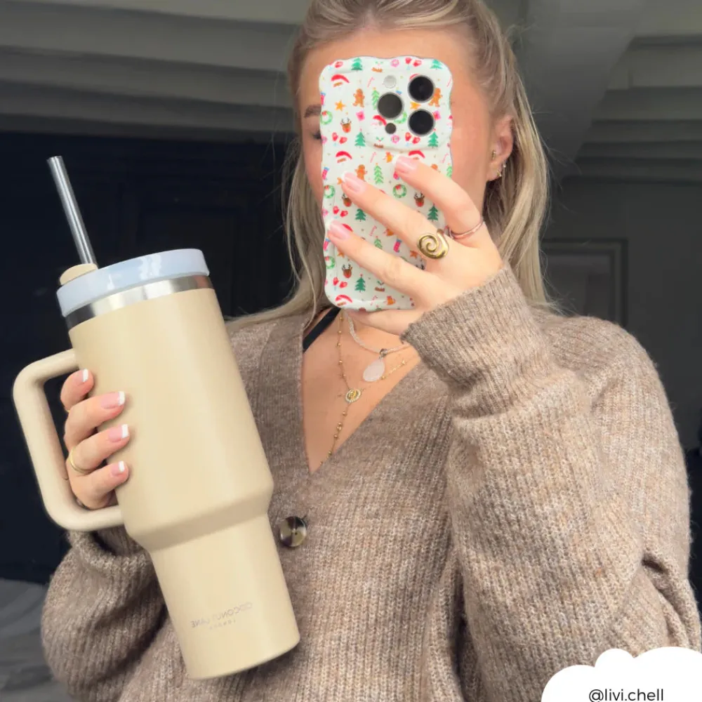 Cocopup Tumblers-Caramel Latte Stainless Steel Tumbler - By Coconut Lane