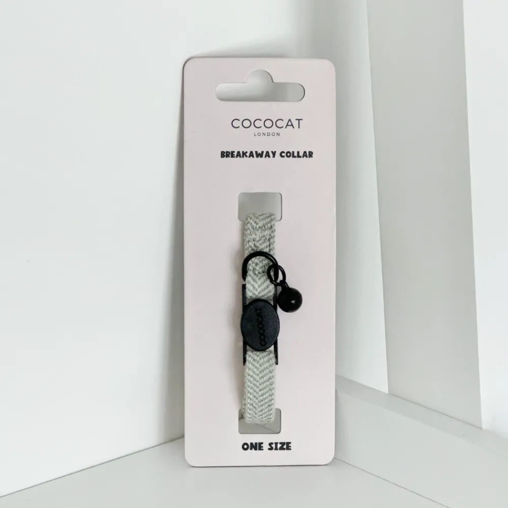 Cocopup Cat Collars | Cat Collars-Cat Collar - Sage Tweed