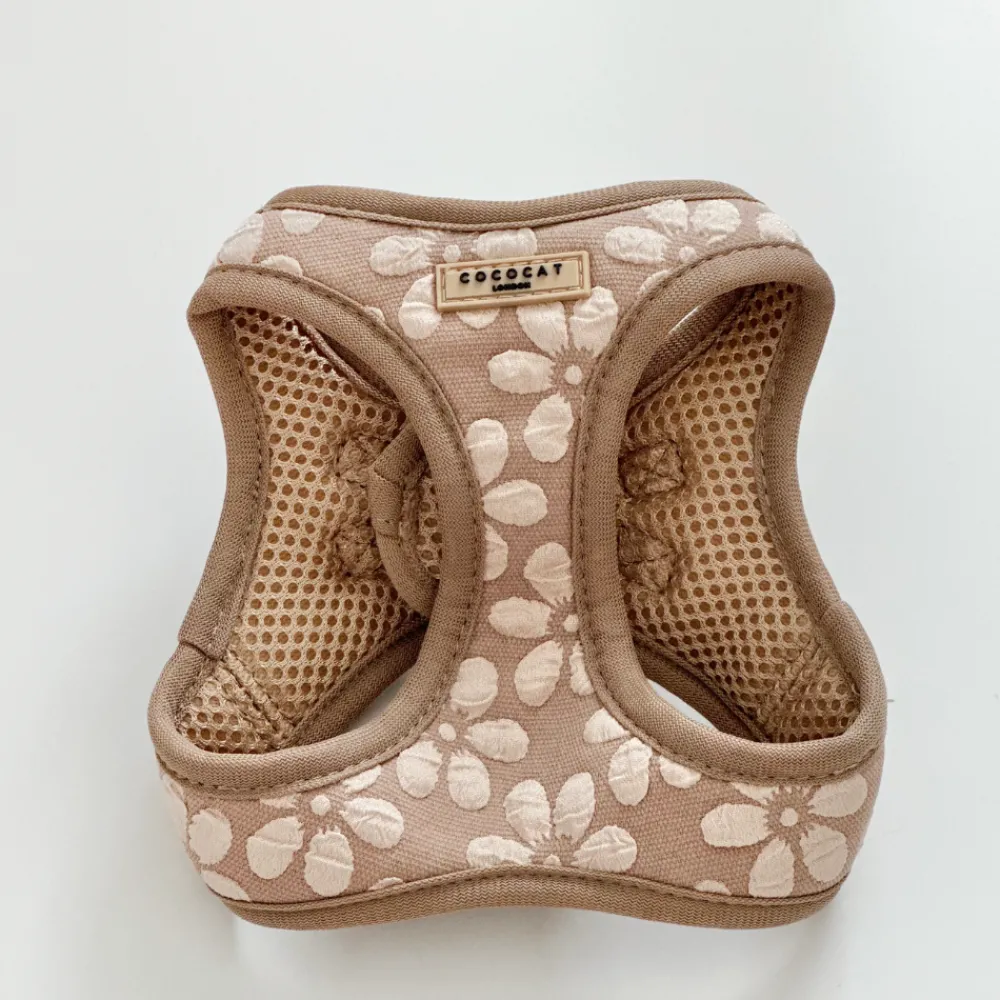 Cocopup Cat Harnesses | Cat Harnesses-Cat Harness - Mocha Flower