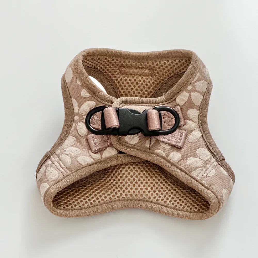 Cocopup Cat Harnesses | Cat Harnesses-Cat Harness - Mocha Flower