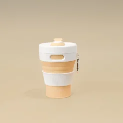 Cocopup Collapsible Water Bottles & Cups | Rucksack Accessories-Collapsible Coffee Cup - Nude