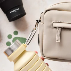 Cocopup Collapsible Water Bottles & Cups | Rucksack Accessories-Collapsible Water Bottle - Nude
