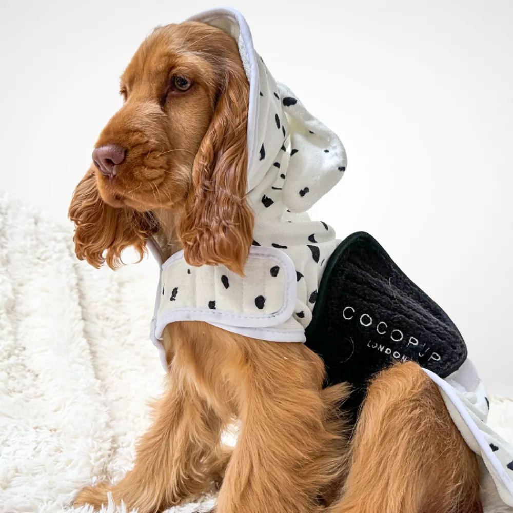 Cocopup Drying Robes ð§-Dalmatian Drying Robe