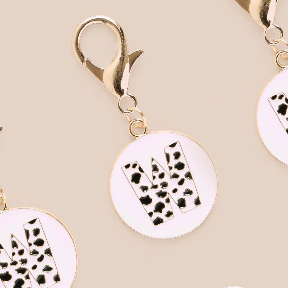 Cocopup Collar Charms-Dog Collar Initial Charm - W