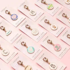 Cocopup Collar Charms-Dog Collar Initial Charm - W
