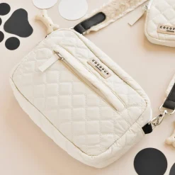 Cocopup Dog Walking Bags-Dog Walking Bag - Cream Quilted