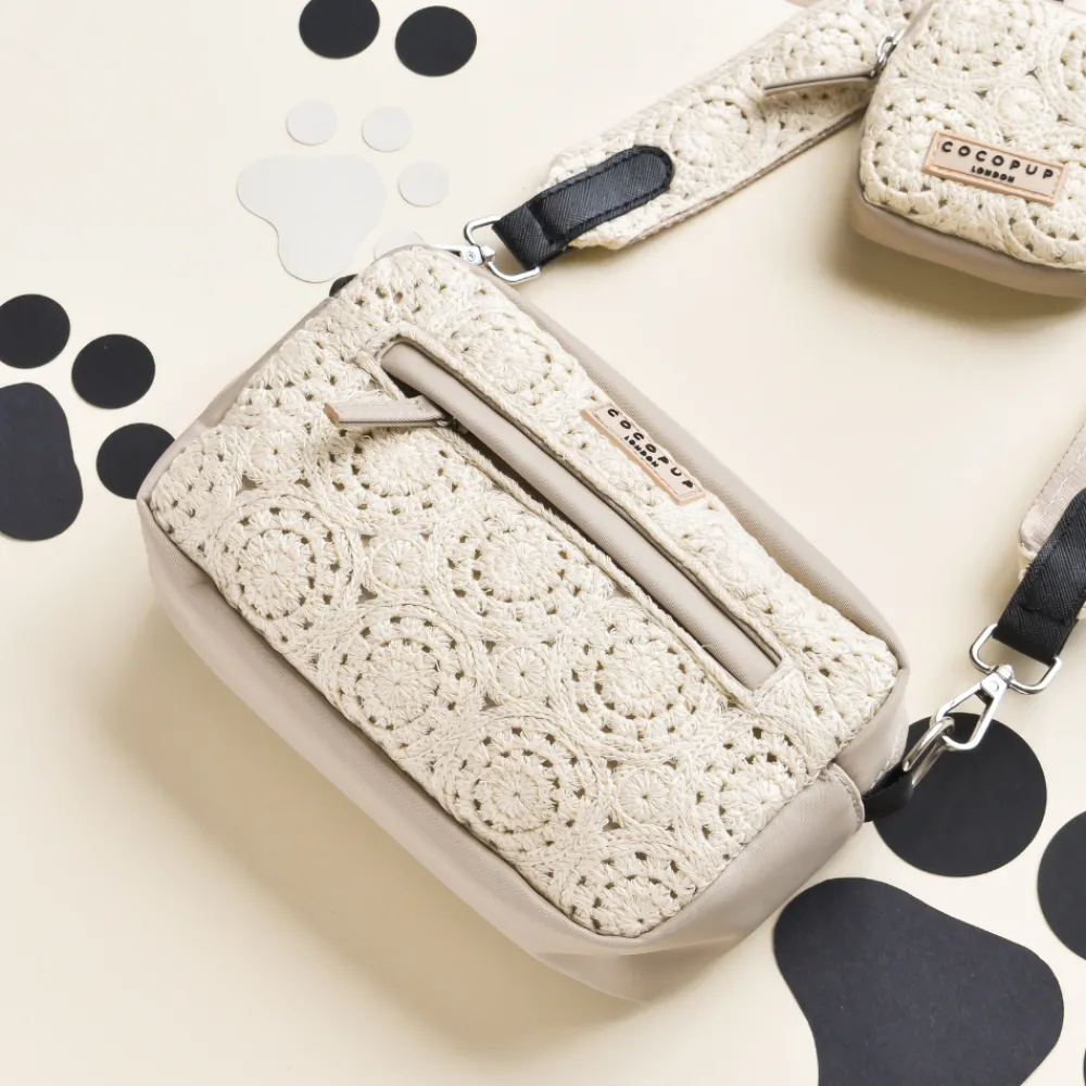 Cocopup Dog Walking Bags | Rucksack Accessories-Dog Walking Bag - Festival Crochet