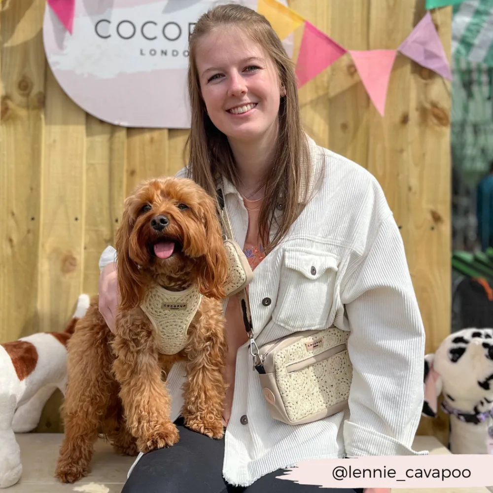 Cocopup Dog Walking Bags | Rucksack Accessories-Dog Walking Bag - Festival Crochet
