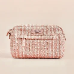 Cocopup Dog Walking Bags-Dog Walking Bag - Pink Textured Tweed