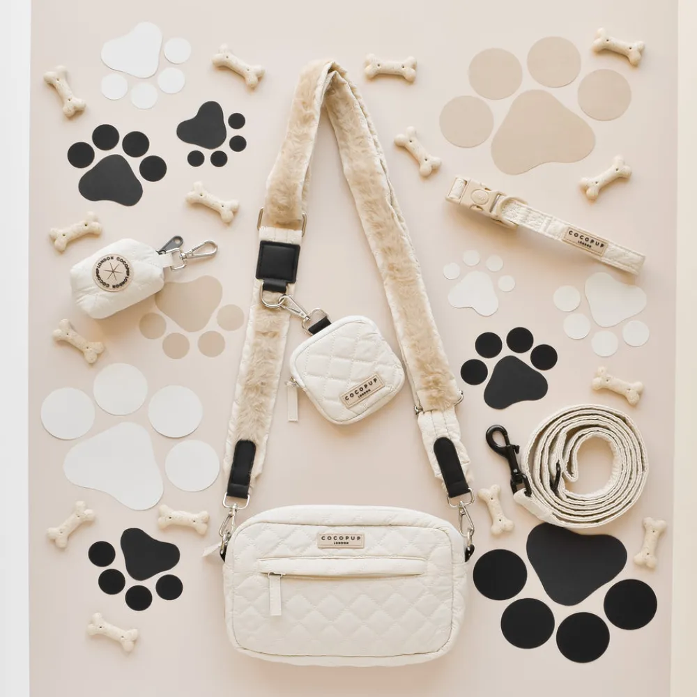 Cocopup Classic Bag Bundles-Dog Walking Bag Bundle - Cream Quilted