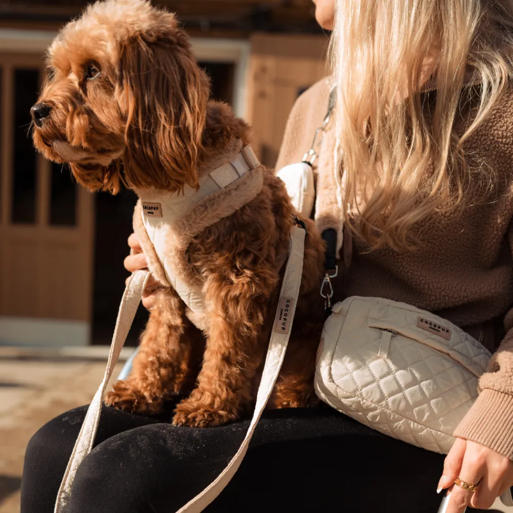 Cocopup Classic Bag Bundles-Dog Walking Bag Bundle - Cream Quilted