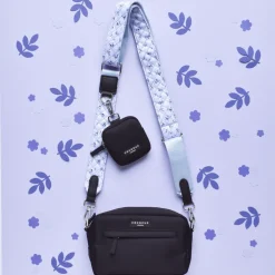 Cocopup Classic Bag Bundles-Dog Walking Black Bag Bundle - Quilted Ditsy Floral Periwinkle