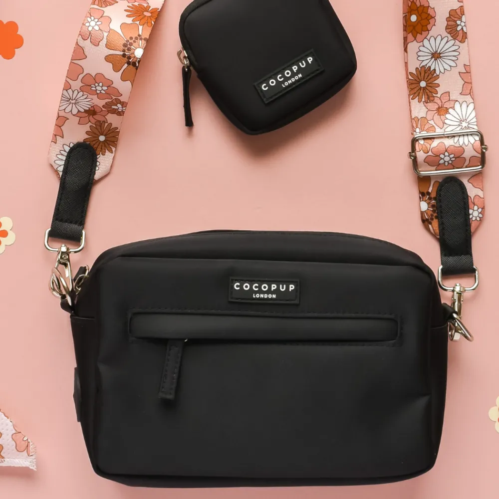 Cocopup Classic Bag Bundles-Dog Walking Black Bag Bundle - Groovy Florals