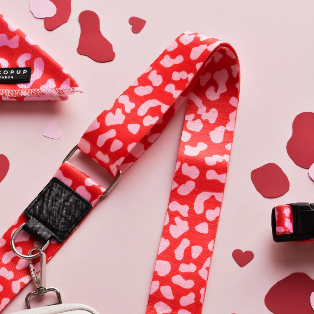 Cocopup Classic Bag Bundles-Dog Walking Oyster White Bag Bundle - Red & Pink Leopard