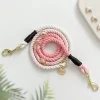 Cocopup Rope Leads-Double Ended Rope Lead - Baby Pink
