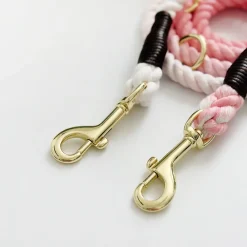 Cocopup Rope Leads-Double Ended Rope Lead - Baby Pink