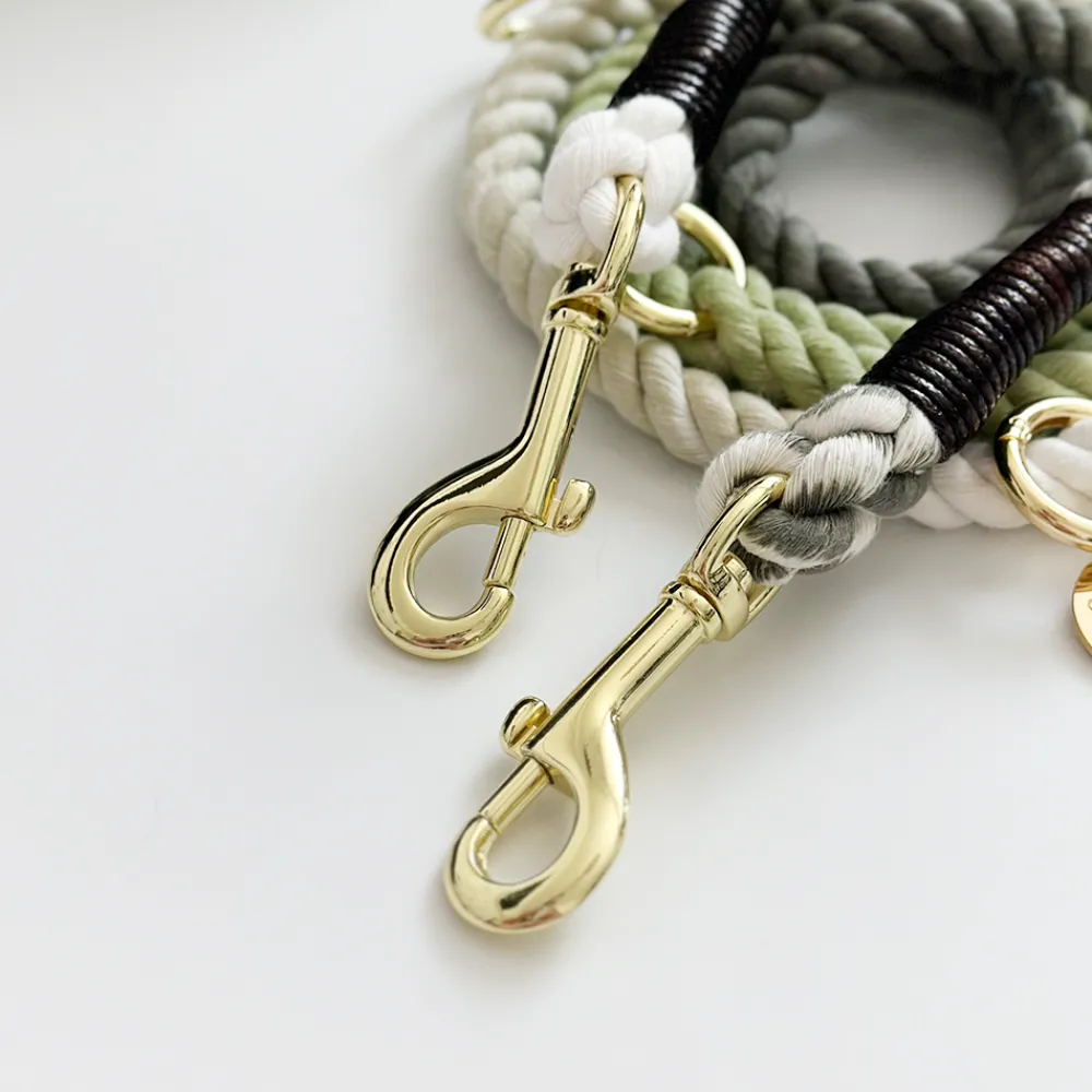Cocopup Rope Leads-Double Ended Rope Lead - Pistachio Green