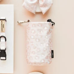 Cocopup Drawstring Treat Pouches | Rucksack Accessories-Drawstring Treat Pouch - Nude Chic Leopard